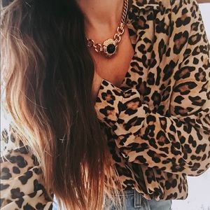 Vintage Runway Gold tone Givenchy Necklace